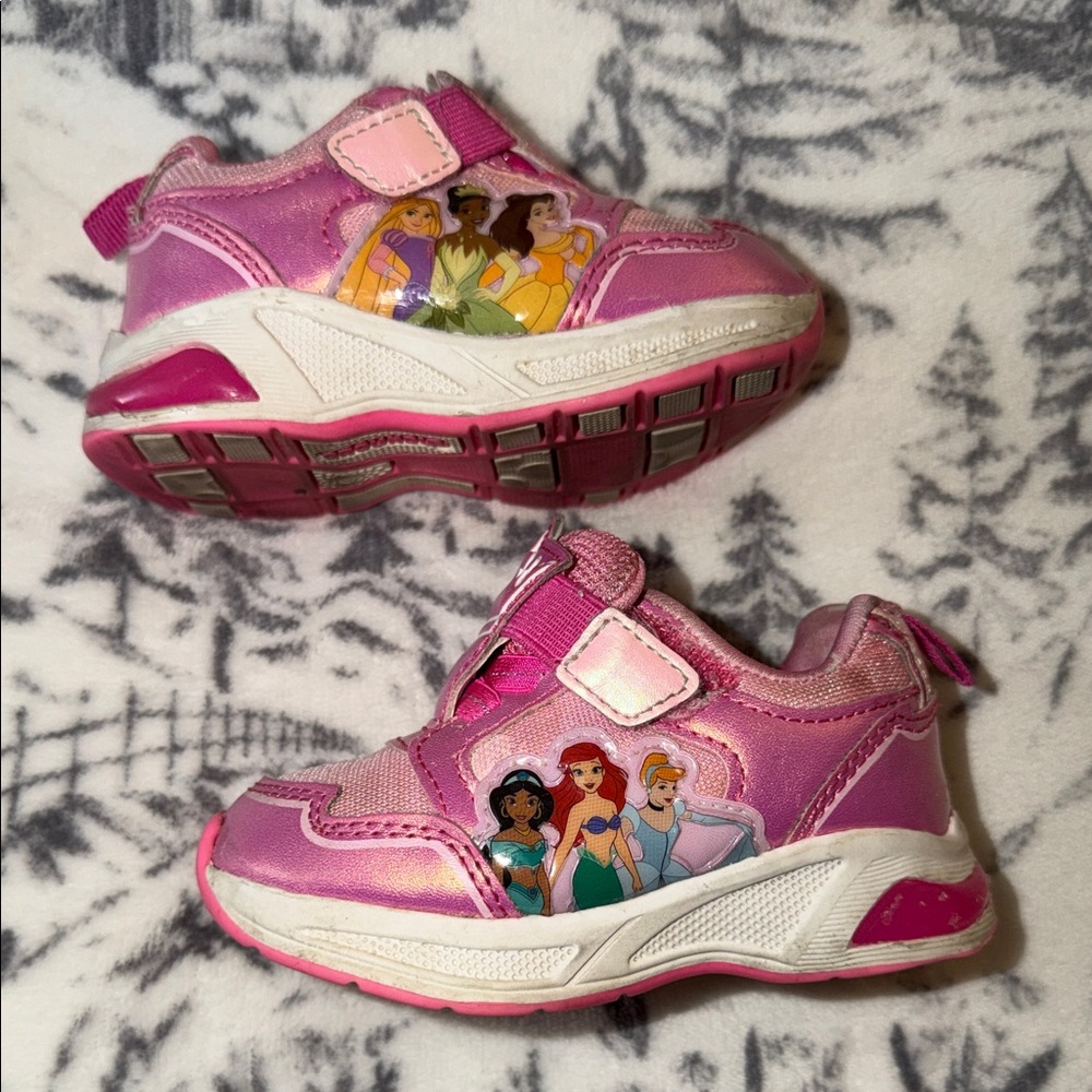 Disney Princess Lightup Pink Sneakers for Kids